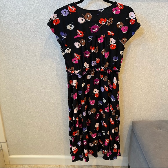 KATE SPADE Floral Midi Dress Size 4 - Picture 6 of 9